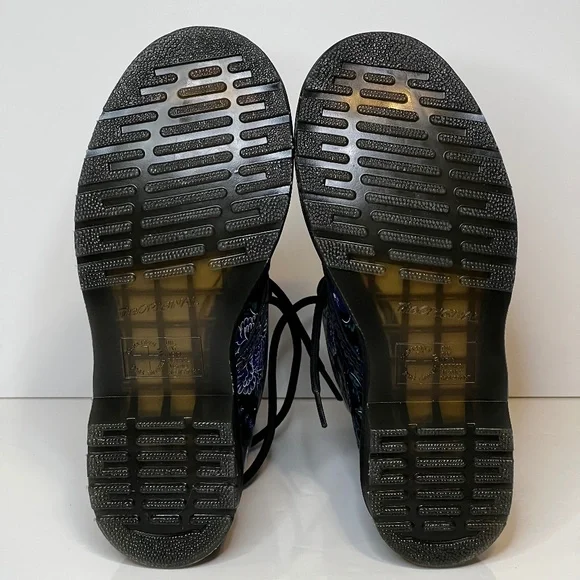 Dr. Martens 1460 Pascal Women's Boots Size 7 (38) Mystic Floral Black Combat - Picture 13 of 15